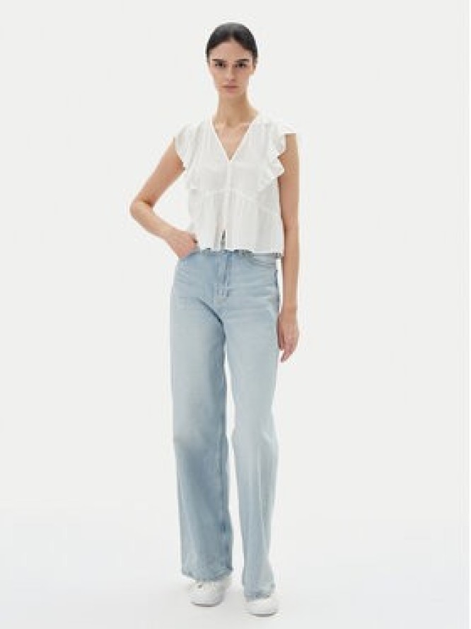 ONLY Bluzka Rian 15349090 Biały Regular Fit