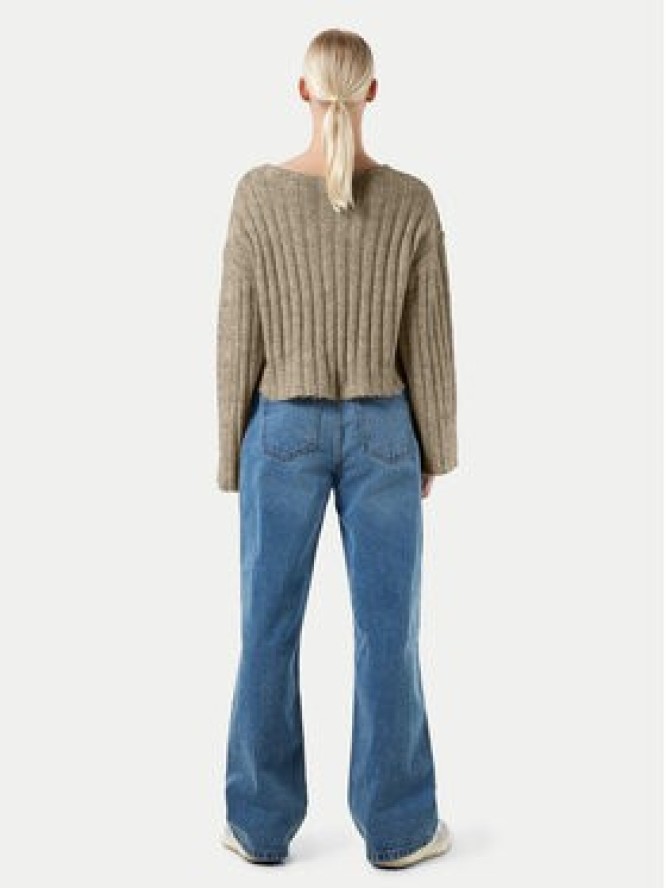 Noisy May Sweter Nina 27027618 Beżowy Loose Fit