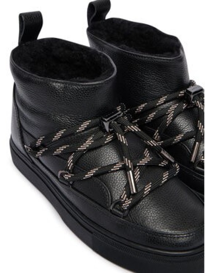 Inuikii Śniegowce Full Leather Gloss 1001.001.0371 Czarny