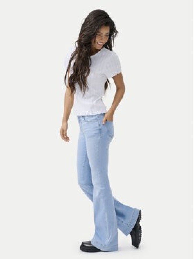 ONLY Jeansy Onlblush 15358364 Niebieski jasny Flare Fit