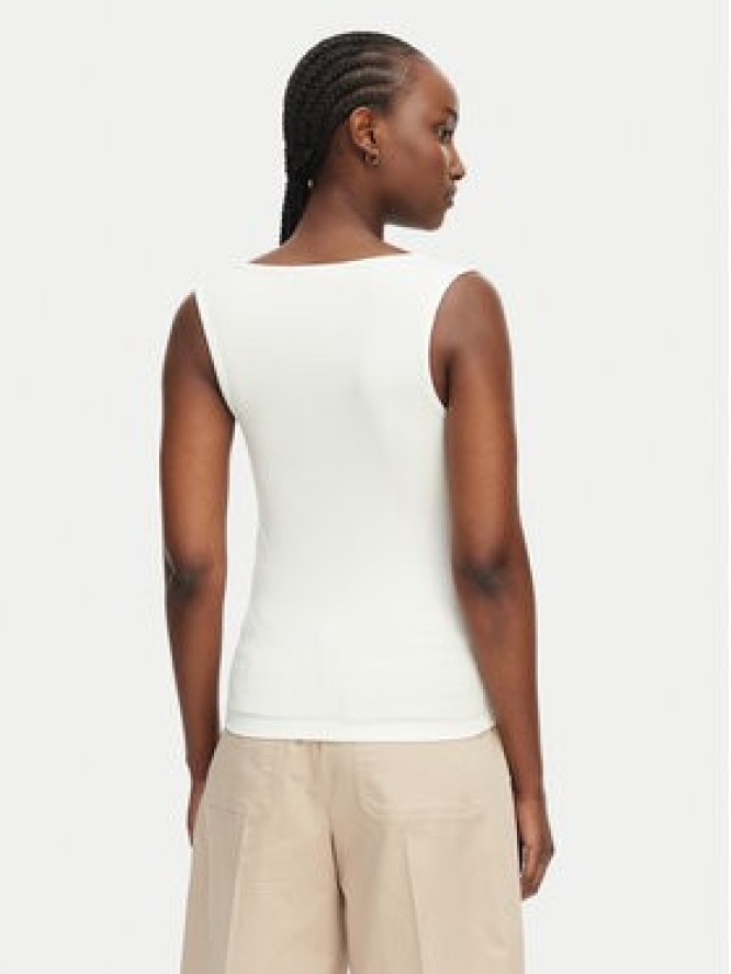 Tommy Hilfiger Top WW0WW52112 Biały Slim Fit