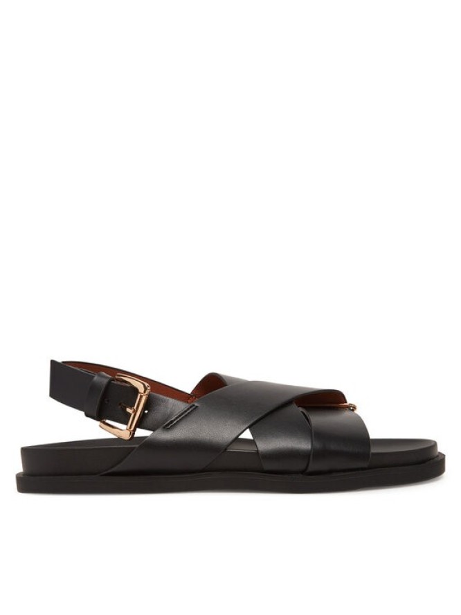 Pieces Sandały 17156844 Czarny