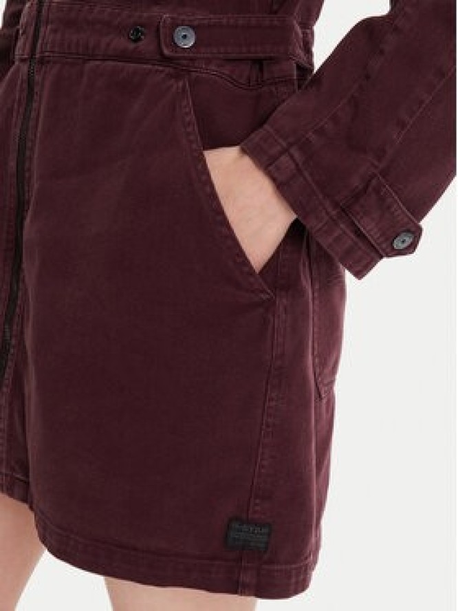 G-Star Raw Sukienka jeansowa Moto D27009-E078 Fioletowy Relaxed Fit