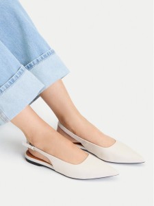Vagabond Shoemakers Baleriny Hermine 5733-101-01 Biały