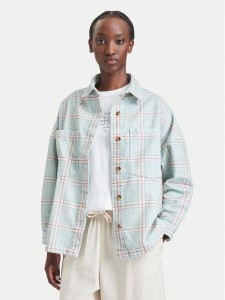 Billabong Koszula EBJWT00120 Zielony jasny Oversize