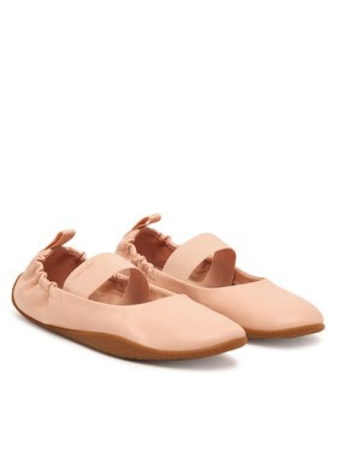 Calvin Klein Baleriny Ballet Sneaker Mj Lth HW0HW03308 Kremowy