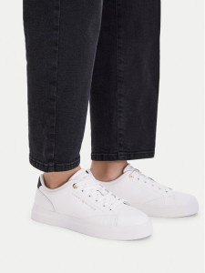 Tommy Hilfiger Sneakersy Th Chic Sneaker FW0FW09105 Biały