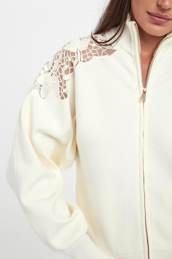 Sweter damski zapinany na zamek TWINSET