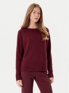 Marella Sweter Celia 2523366215 Bordowy Regular Fit