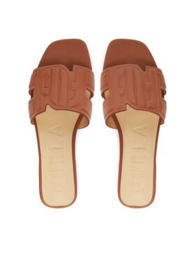 Furla Klapki Summer YJ34SUM X30000 RY000 Brązowy