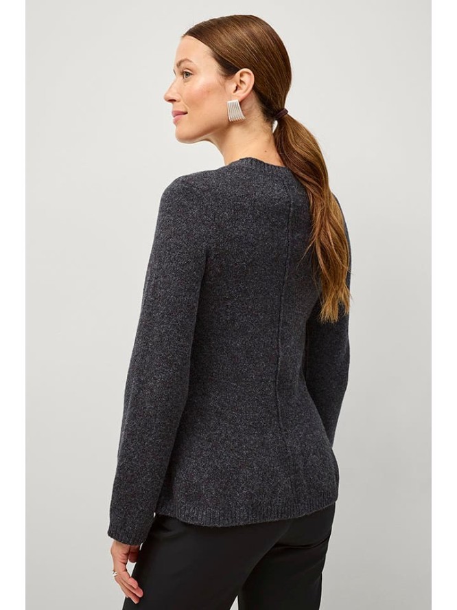 ellos Sweter "Amelia" w kolorze antracytowym rozmiar: M