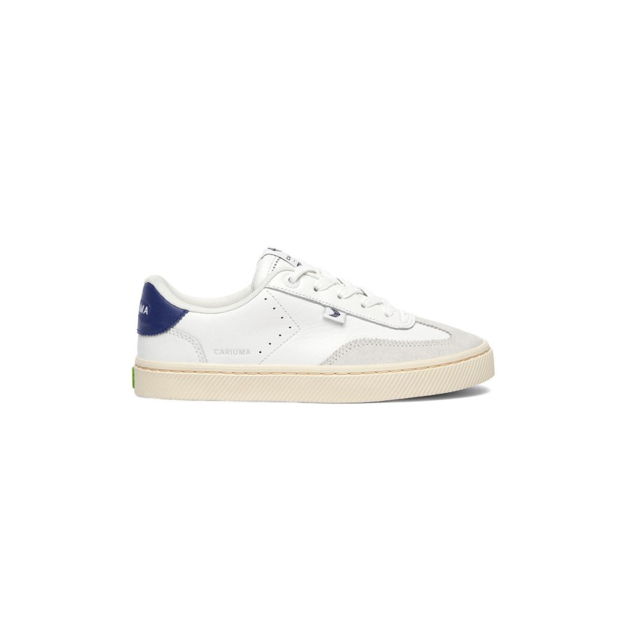 Sneakersy skórzane Cariuma TOCA Soft Grain Leather White Suede Smoke White