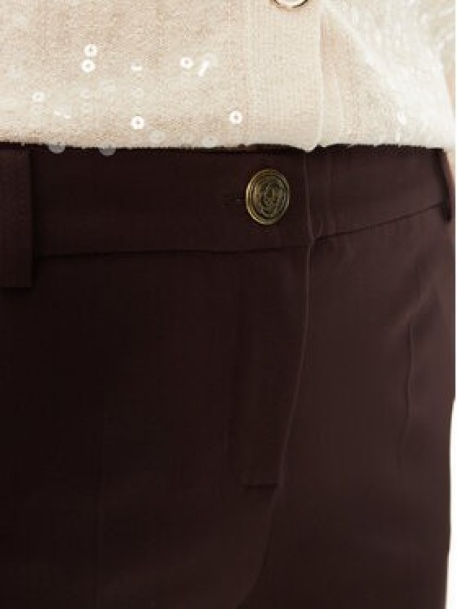 Marella Spodnie materiałowe Aletta 2523786014 Brązowy Regular Fit