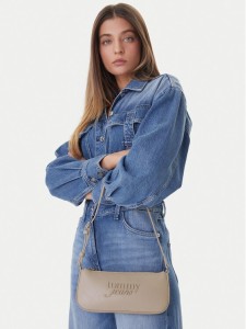 Tommy Jeans Torebka Tjw Must Shoulder Bag AW0AW18449 Beżowy