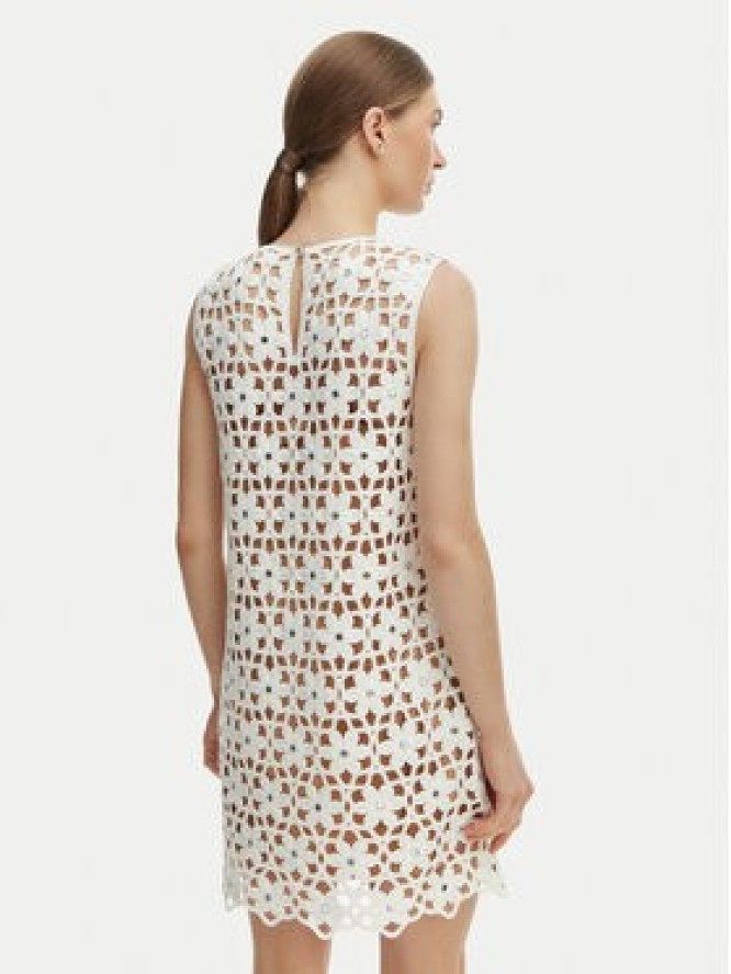 MICHAEL Michael Kors Sukienka letnia MS683CWKNE Biały Slim Fit