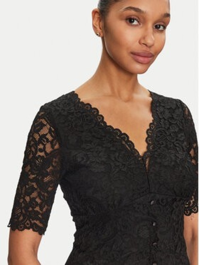 Morgan Bluzka 251-TANGO Czarny Slim Fit