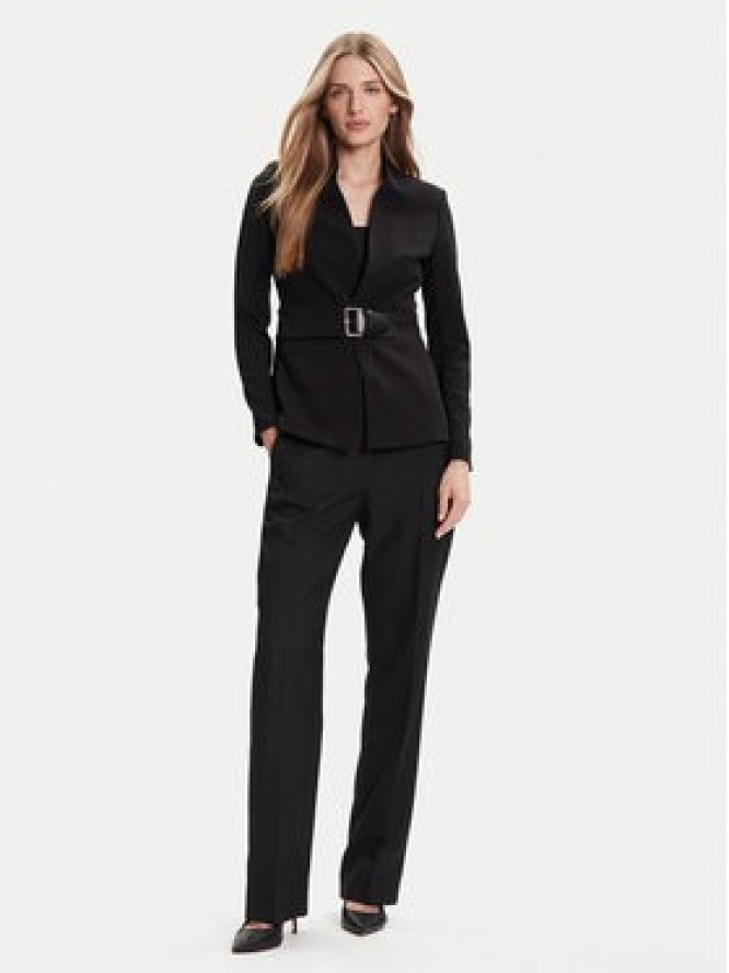 Rinascimento Marynarka CFC0126214003 Czarny Slim Fit