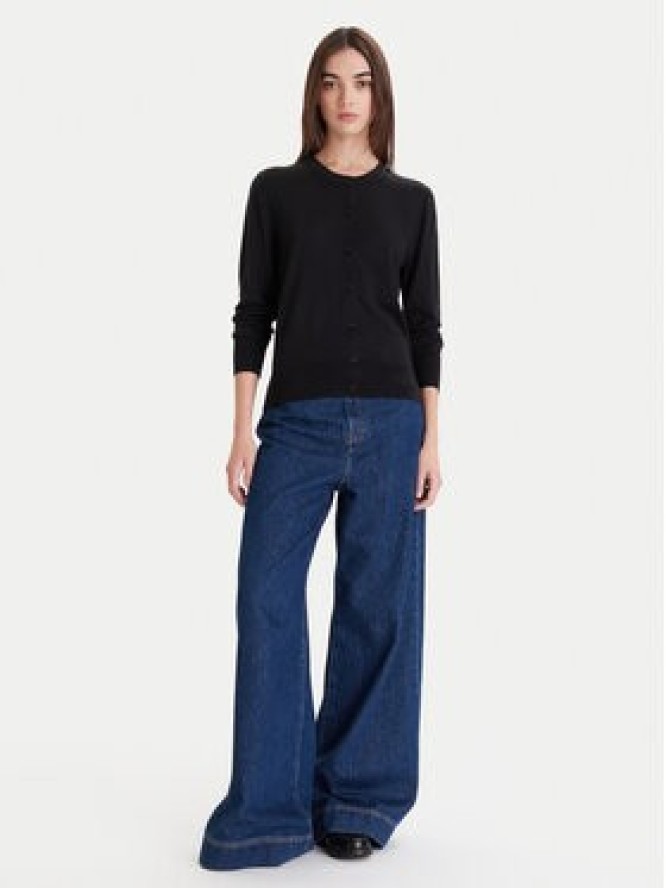 Calvin Klein Kardigan LV044D323G Czarny Slim Fit