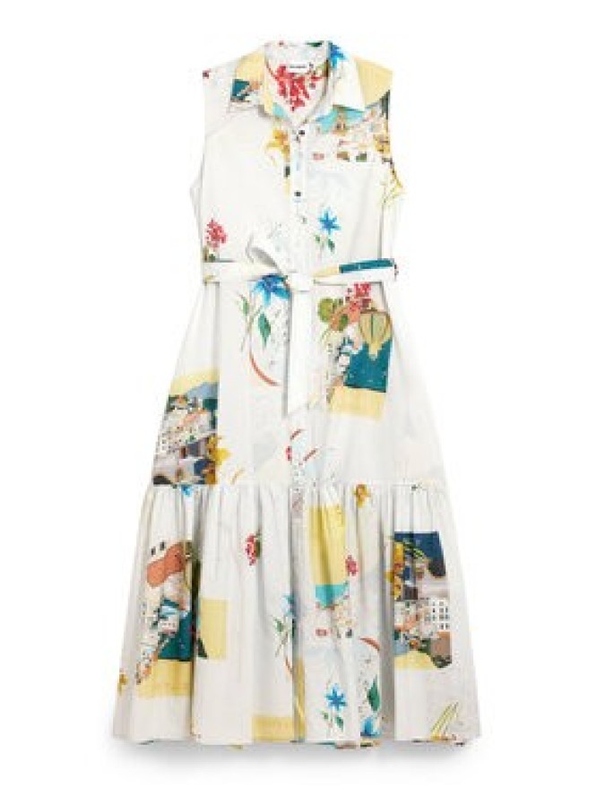 Desigual Sukienka koszulowa 26SWVW15 Kolorowy Regular Fit