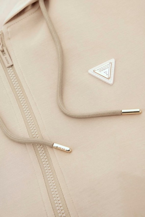 GUESS Damska bluza w kolorze taupe Olympe, Rozmiar XL