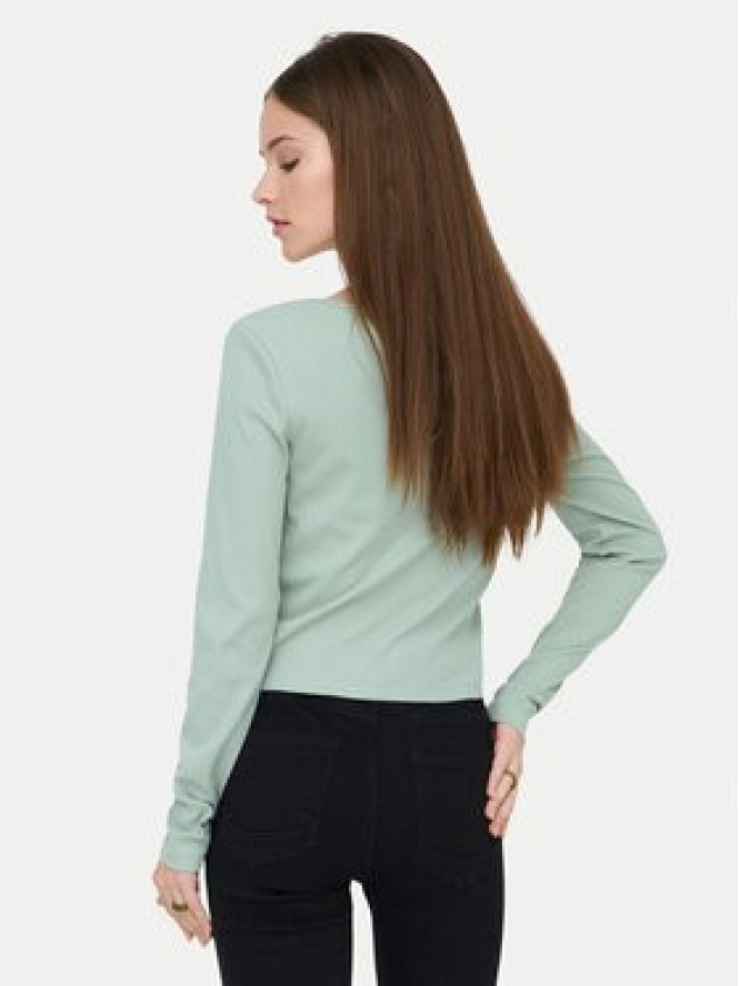 ONLY Bluzka Betty 15365756 Zielony Standard Fit