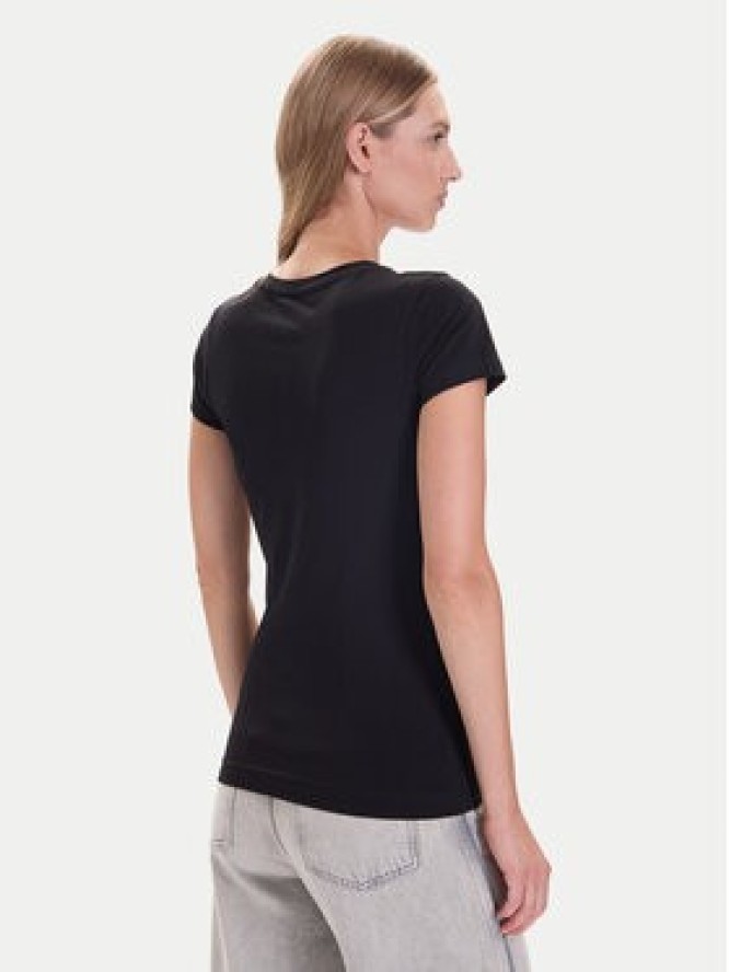 Guess T-Shirt W5BI28 J1314 Czarny Slim Fit