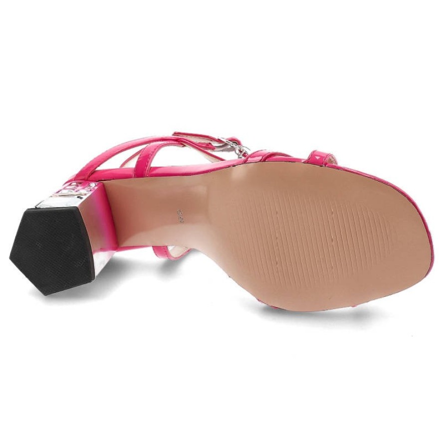Różowe Sandały S.Barski Eleganckie Buty Damskie