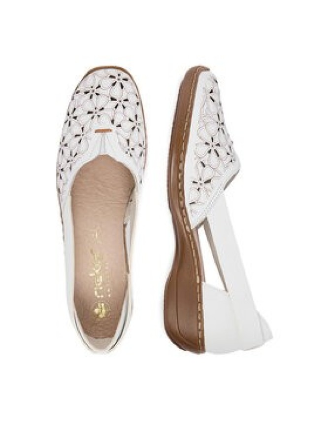 Rieker Półbuty CEO-41356-80 Biały