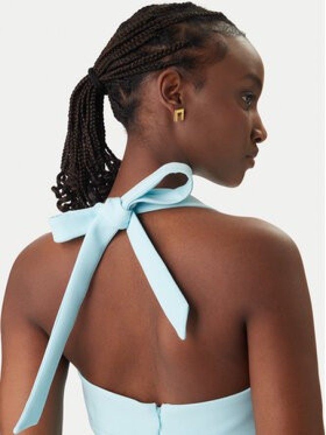 Bardot Sukienka koktajlowa Deserae Halter Neck 60380DB Błękitny Regular Fit