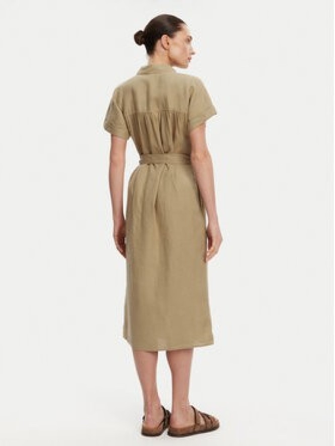 Tommy Hilfiger Sukienka koszulowa Ess WW0WW44653 Beżowy Regular Fit