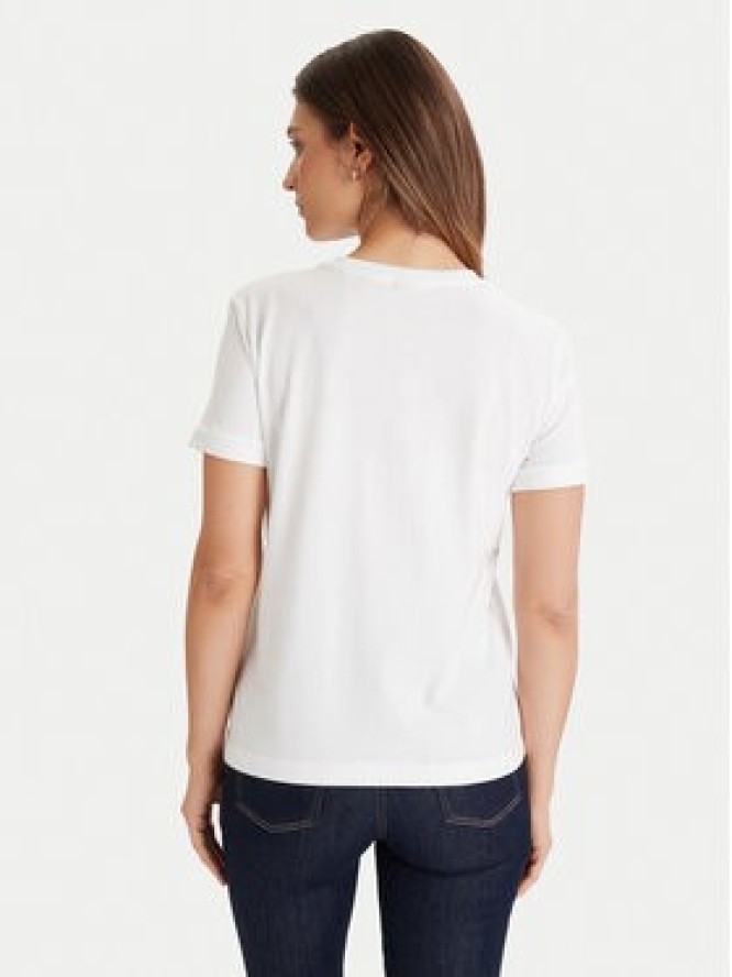 Guess T-Shirt V5BI12 K8FQ4 Biały Regular Fit