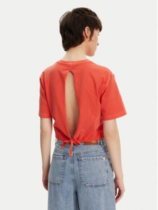 Tommy Jeans T-Shirt DW0DW20324 Pomarańczowy Relaxed Fit