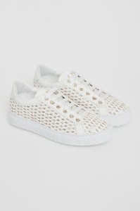Sneakersy damskie skórzane CESARE CASADEI