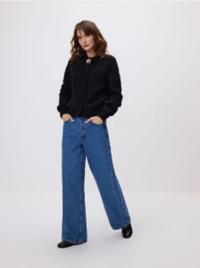 Sweter z alpaką - czarny