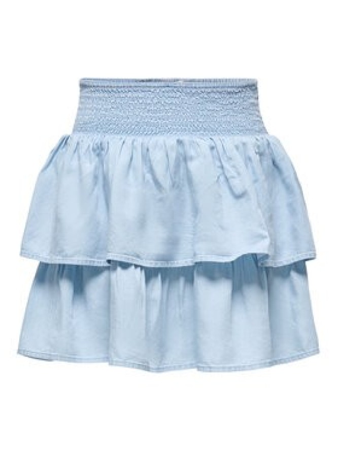 ONLY Spódnica mini Charis 15363983 Niebieski jasny Regular Fit