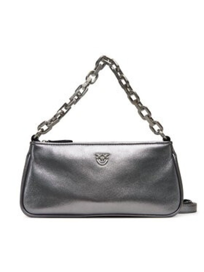 PINKO Torebka Half Moon Baguette Mini AI 25-26 PLTT 105069 A2O9 Srebrny