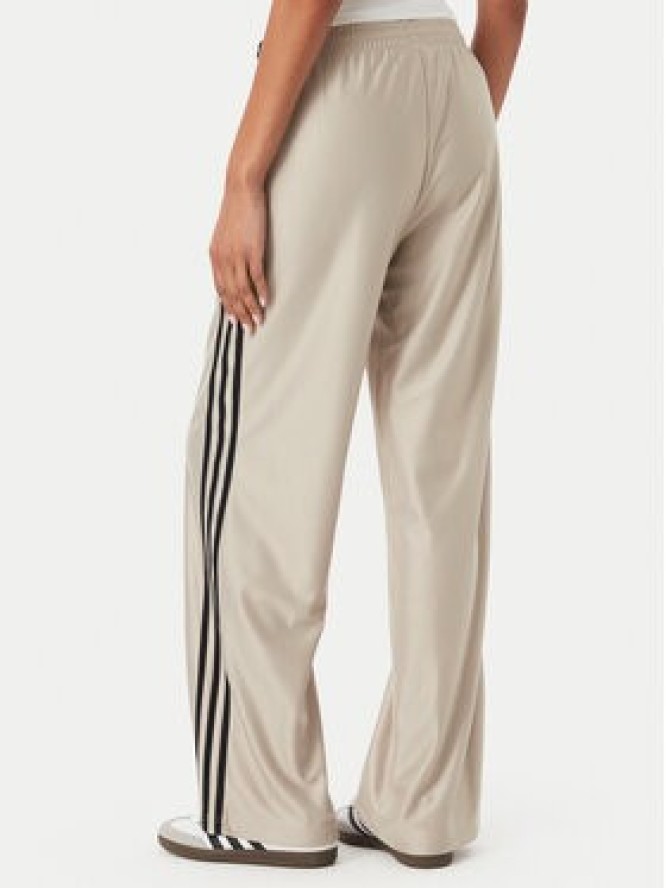 adidas Spodnie dresowe Metallic Firebird KS9974 Beżowy Wide Leg