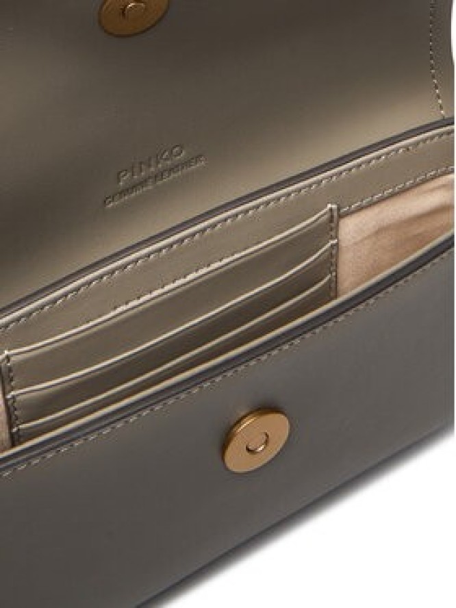 PINKO Torebka Saddle Flat AI 25-26 PCPL 105349 A1ZX Szary
