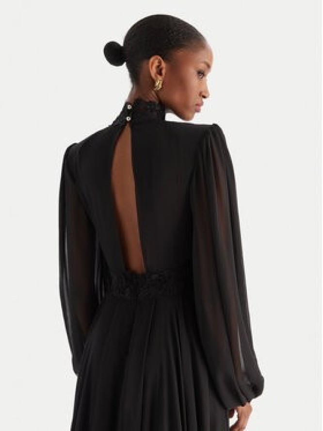 Babylon Sukienka wieczorowa S00827 Czarny Regular Fit