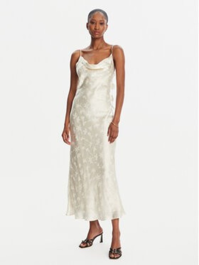 ROTATE Sukienka koktajlowa 113958858 Écru Slim Fit