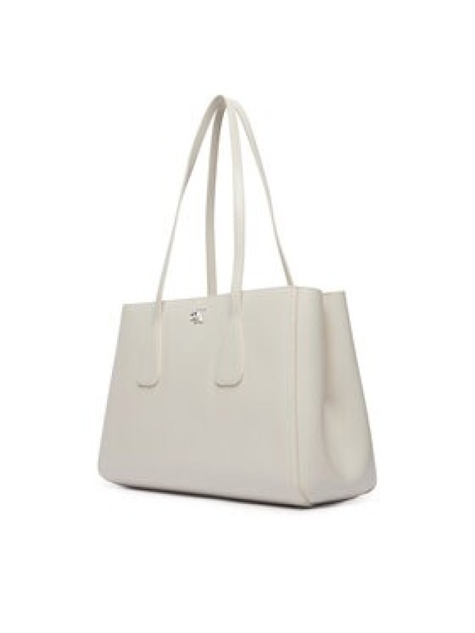 Calvin Klein Torebka Ck Medium Work Tote LV04F3442G Biały