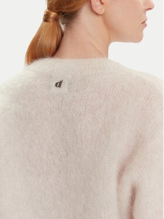 Dixie Sweter M277Y101A Écru Relaxed Fit