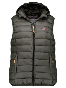Geographical Norway Kamizelka pikowana "Vatikolor" w kolorze khaki rozmiar: L