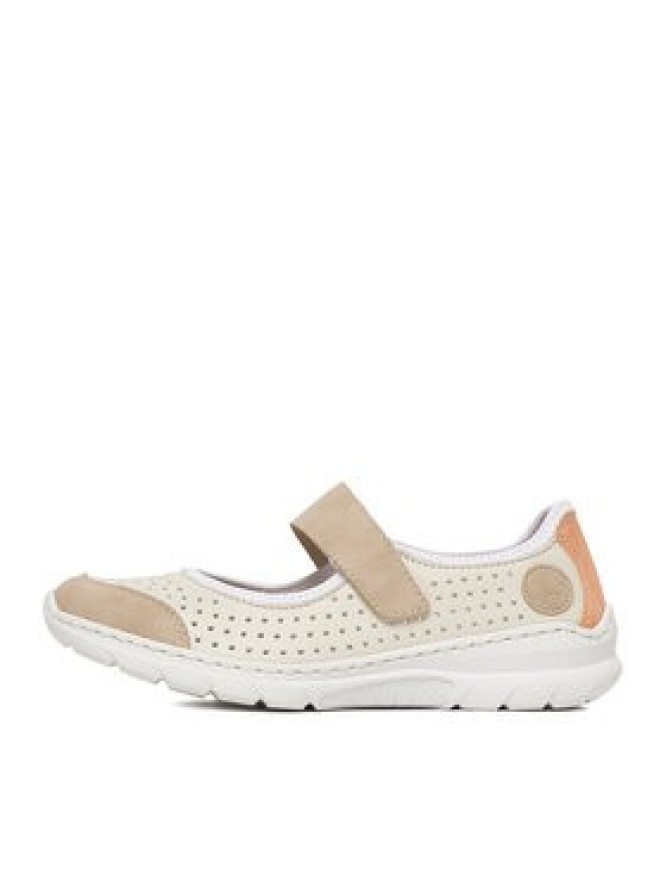 Rieker Półbuty CEO-L32B5-81 Kremowy