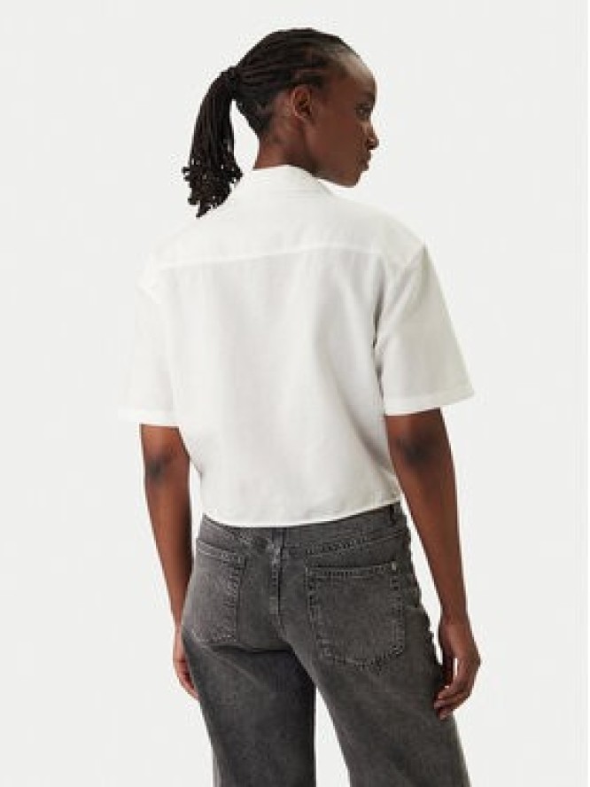 Tommy Jeans Koszula DW0DW22210 Biały Relaxed Fit