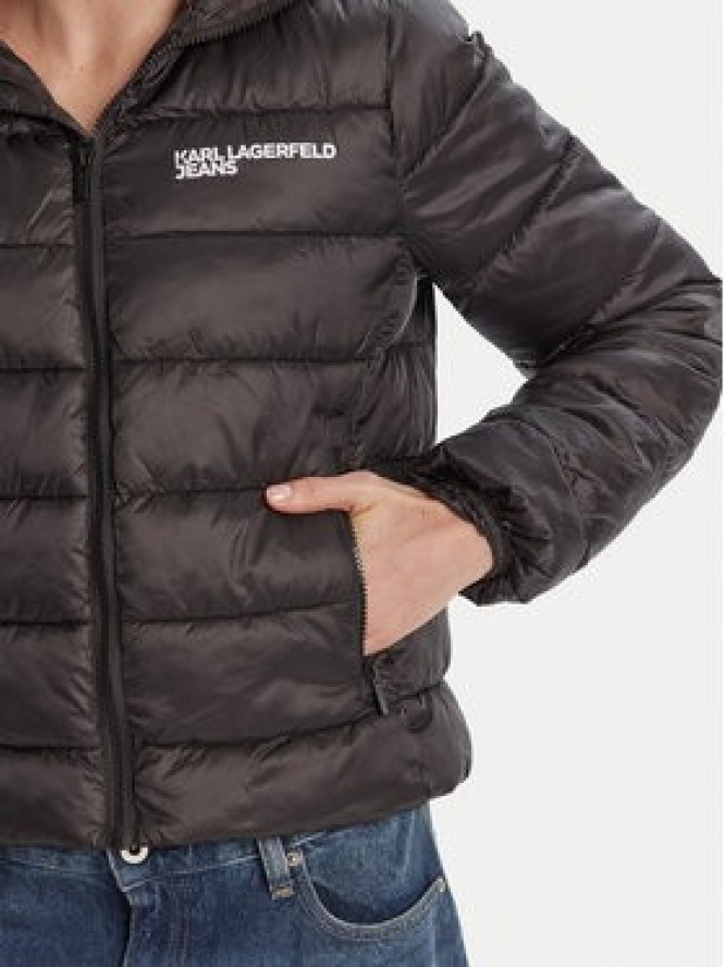 Karl Lagerfeld Jeans Kurtka zimowa A3W15026 Czarny Regular Fit
