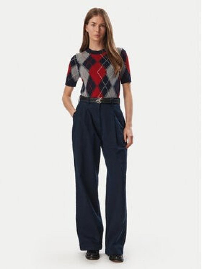 Tommy Hilfiger Sweter WW0WW52313 Kolorowy Regular Fit