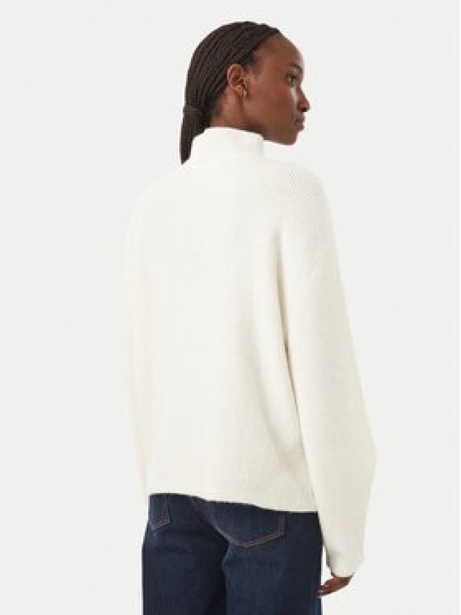 Tommy Jeans Sweter Badge DW0DW23349 Biały Relaxed Fit