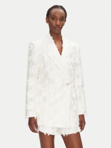 Bruuns Bazaar Marynarka Fuksa BBW4564 Biały Regular Fit