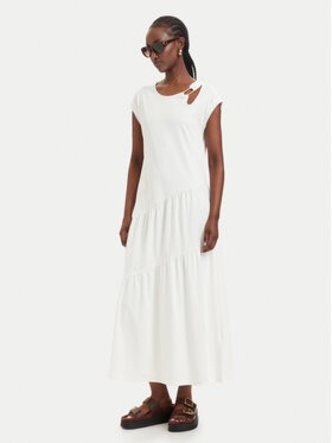 Liu Jo Sport Sukienka codzienna TA6237 J3855 Kremowy Relaxed Fit